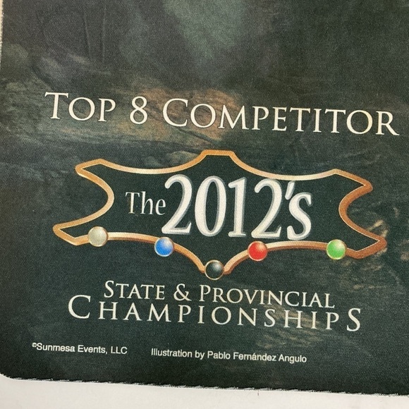 Magic The Gathering 2012 Playmat Freya: The Queen Of Valkyries Vintage Rare MTG - Picture 6 of 15